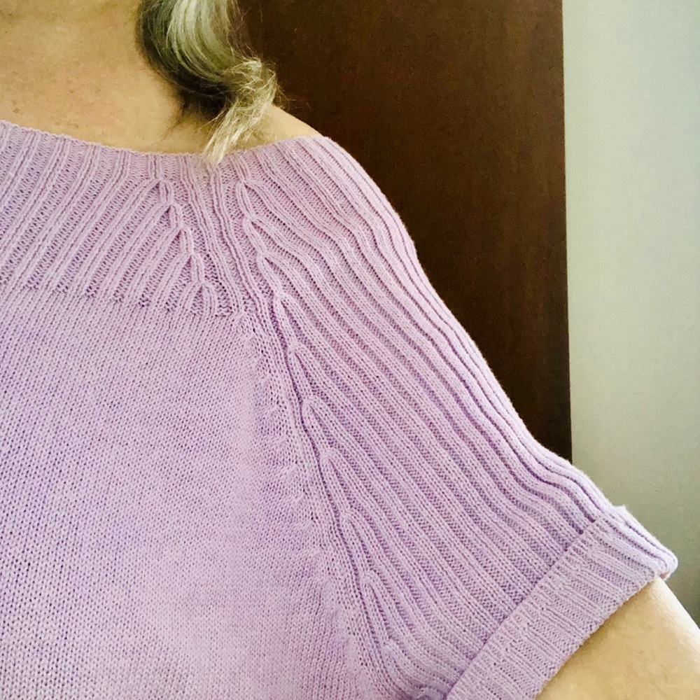 ⭐️Short Sleeve Pullover Knit Sweater Plus Size🌷